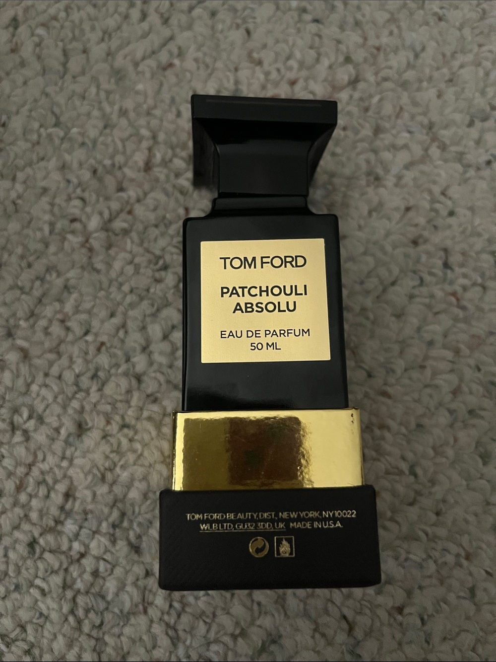 Tom Ford Patchouli Absolu Box in Deep Brown with Gold Accent 50ml - Picture 2 of 8